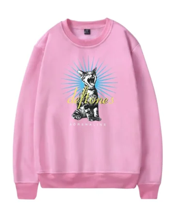Deftones Adrenaline Sweatshirt Pink
